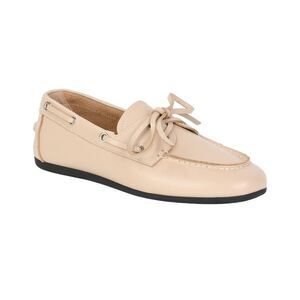 Tiffany & Fred Paris Leather Loafer, Beige